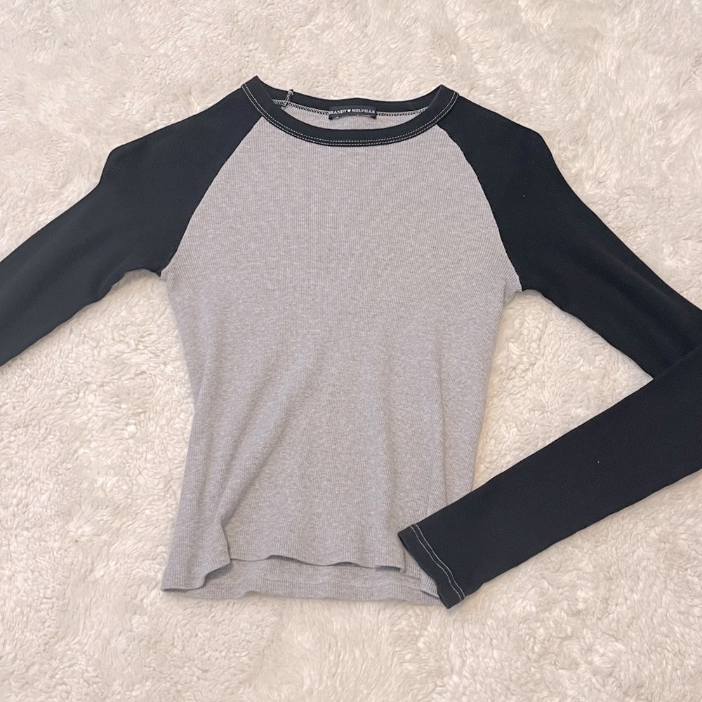 Classic Baseball Tee style long sleeve top